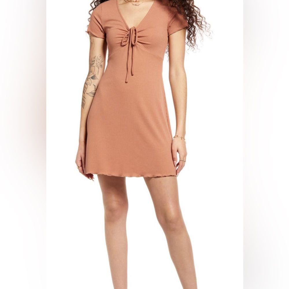 BP Tie Front Minidress-NWT    